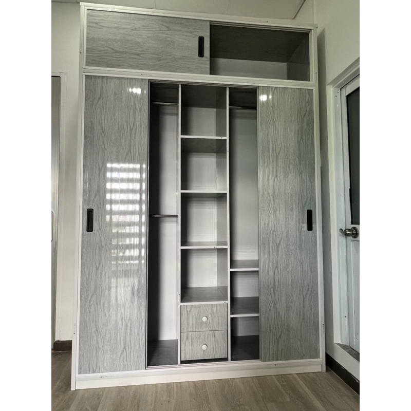 Tủ quần áo cửa lùa, cao trần ngang 1m6 x cao 2m4 - FREESHIP 15km HCM, Bình Dương